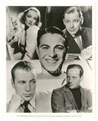 6m081 ANGEL 8x10 still '37 Marlene Dietrich, Gary Cooper, Marshall, Douglas, Rigaud, cool montage!