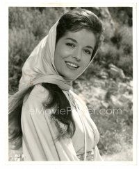 6m115 BARBARA SHELLEY 8x10 still '66 close up smiling portrait of the pretty actress in costume!
