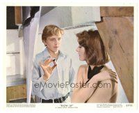 6m013 BLOW-UP color 8x10 still '67 Antonioni, David Hemmings shows film to sexy Vanessa Redgrave!