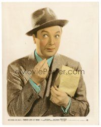 6m025 JACK HALEY color 8x10 still '37 great close up with peanuts from Danger -- Love At Work!