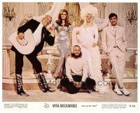 6m030 MYRA BRECKINRIDGE color 8x10 still '70 John Huston, Raquel Welch, Mae West & Rex Reed!