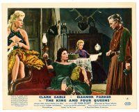 6m026 KING & FOUR QUEENS color English FOH LC '57 Jean Wiles, Barbara Nichols, Jo Van Fleet, Shane