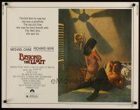 6r052 BEYOND THE LIMIT 1/2sh '83 art of Michael Caine, Richard Gere & sexy girl by Richard Amsel!