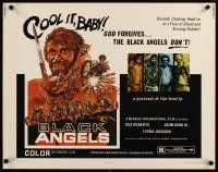 6r058 BLACK ANGELS 1/2sh '70 God forgives, but these crazed bikers don't, cool motorcycle art!