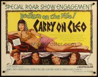 6r078 CARRY ON CLEO 1/2sh '65 English comedy on the Nile, sexy full-length Amanda Barrie!
