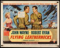 6r002 FLYING LEATHERNECKS style B 1/2sh '51 air-devils John Wayne & Robert Ryan, Howard Hughes!