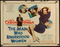 6r187 MAN WHO UNDERSTOOD WOMEN 1/2sh '59 Henry Fonda, super sexy full-length Leslie Caron!