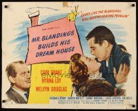 6r201 MR. BLANDINGS BUILDS HIS DREAM HOUSE style A 1/2sh '48 Cary Grant, Myrna Loy & Melvyn Douglas