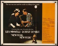 6r208 NEW YORK NEW YORK 1/2sh '77 Robert De Niro plays sax while Liza Minnelli sings!