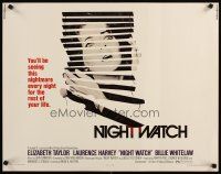 6r210 NIGHT WATCH 1/2sh '73 Elizabeth Taylor & Laurence Harvey, horror!