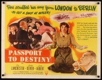 6r222 PASSPORT TO DESTINY style A 1/2sh '44 wacky Elsa Lanchester w/magic ring vs Nazis!