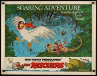 6r239 RESCUERS 1/2sh '77 Disney mouse mystery adventure cartoon from the depths of Devil's Bayou!