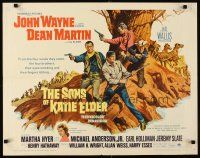 6r004 SONS OF KATIE ELDER 1/2sh '65 Martha Hyer, great line up of John Wayne, Dean Martin & more!