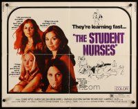 6r279 STUDENT NURSES 1/2sh '70 ultra sexy hospital gals who are learning fast!