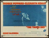 6r291 THIRD DAY 1/2sh '65 George Peppard & Elizabeth Ashley in the deadliest manhunt of all!