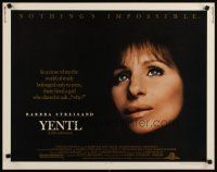 6r322 YENTL 1/2sh '83 close-up of star & director Barbra Streisand, nothing's impossible!
