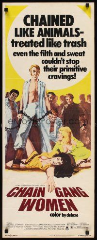 6r408 CHAIN GANG WOMEN insert '71 even filth & sweat couldn't stop their primitive cravings!
