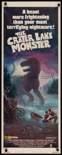 6r431 CRATER LAKE MONSTER insert '77 art of the dinosaur more frightening than your nightmares!