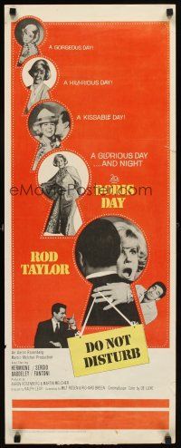 6r453 DO NOT DISTURB insert '65 Doris Day, Rod Taylor, Hermione Baddeley, a glorious day & night!