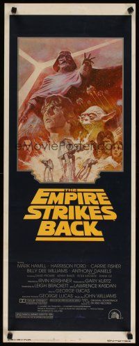 6r463 EMPIRE STRIKES BACK insert R81 George Lucas sci-fi classic, cool artwork by Tom Jung!
