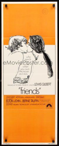 6r483 FRIENDS insert '71 Lewis Gilbert, Anicee Alvina, Sean Bury, runaway teens have a baby!