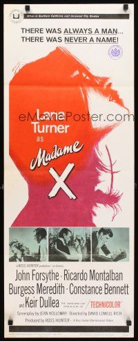 6r591 MADAME X insert '66 sexy Lana Turner always had a man, but never a name!
