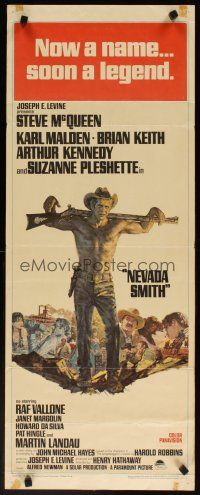 6r609 NEVADA SMITH insert '66 Steve McQueen drank and killed and loved & never forgot how to hate!
