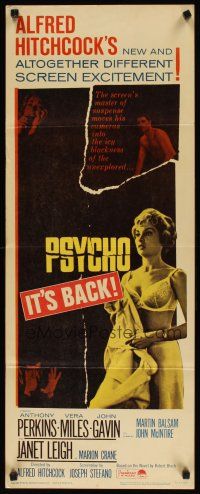 6r645 PSYCHO insert R65 sexy half-dressed Janet Leigh, Anthony Perkins, Alfred Hitchcock