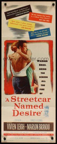 6r722 STREETCAR NAMED DESIRE insert '51 Marlon Brando, Vivien Leigh, Elia Kazan classic!