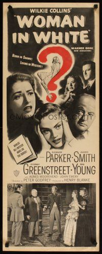 6r800 WOMAN IN WHITE insert '48 Eleanor Parker, Alexis Smith, Sidney Greenstreet, Gig Young