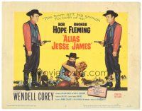 6s005 ALIAS JESSE JAMES TC '59 wacky outlaw Bob Hope & sexy Rhonda Fleming!