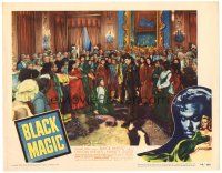 6s191 BLACK MAGIC LC '49 huge crowd gathers around Orson Welles as Cagliostro!