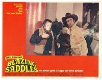 6s193 BLAZING SADDLES LC #2 '74 classic Mel Brooks, Cleavon Little in cafeteria food fight!