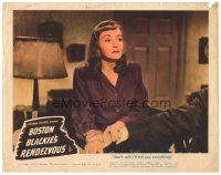 6s210 BOSTON BLACKIE'S RENDEZVOUS LC '45 Nina Foch says she'll confess if they don't call cops!