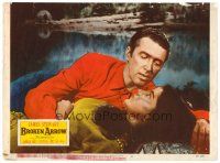 6s220 BROKEN ARROW LC #8 '50 c/u of James Stewart rescuing sexy Native American Debra Paget!