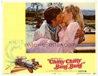 6s266 CHITTY CHITTY BANG BANG LC #8 '69 romantic c/u of Dick Van Dyke kissing Sally Ann Howes!