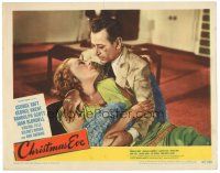 6s267 CHRISTMAS EVE LC #3 '47 wounded dirty George Raft romances pretty Virginia Field!
