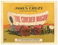 6s032 COVERED WAGON TC '23 James Cruze, cool artwork of wagon on the Oregon Trail!