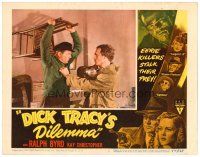 6s332 DICK TRACY'S DILEMMA LC #7 '47 great image of The Claw about to to get hit with a chair!