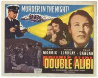 6s042 DOUBLE ALIBI TC R49 Wayne Morris accused of murdering his ex-wife in the night!