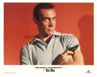 6s349 DR. NO LC R84 great portrait of Sean Connery as James Bond 007 with gun!