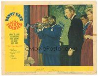 6s376 FIVE PENNIES LC #7 '59 Bel Geddes & Danny Kaye watches Louis Armstrong play the trumpet!