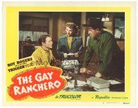 6s408 GAY RANCHERO LC #4 '48 close up of Jane Frazee between Roy Rogers & Andy Devine!