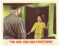 6s421 GIRL WHO HAD EVERYTHING LC #2 '53 Elizabeth Taylor tells William Powell she's going back!