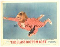 6s426 GLASS BOTTOM BOAT LC #7 '66 great image of Doris Day weightless in anti-gravity chamber!