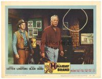 6s449 HALLIDAY BRAND LC #7 '57 deputy and Ward Bond find noose in office!