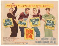 6s056 HIGH TIME TC '60 Blake Edwards directed, Bing Crosby, Fabian, sexy young Tuesday Weld!