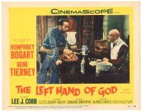 6s560 LEFT HAND OF GOD LC #3 '55 close up of Humphrey Bogart with bald Asian Lee J. Cobb!