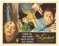 6s567 LOCKET LC #2 '46 Laraine Day wearing veil looks at Brian Aherne in bed!