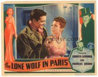6s571 LONE WOLF IN PARIS LC '38 Francis Lederer gives a gigantic jewel to pretty Frances Drake!